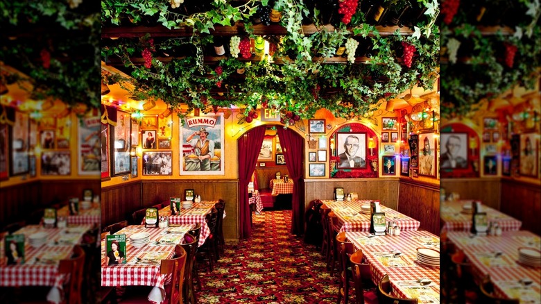 Buca di Beppo restaurant interior