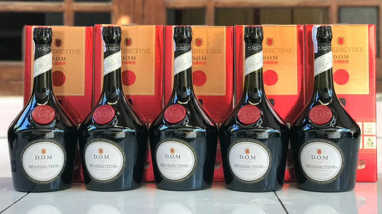 bottles of dom benedictine