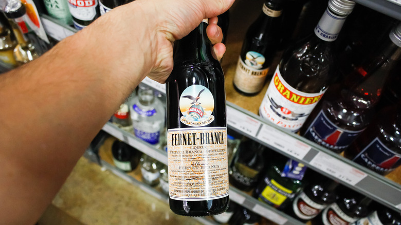 bottle of fernet branca