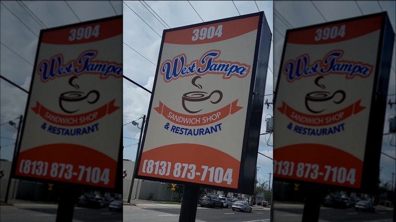 West Sandwich Shop sign