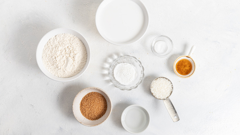 coconut vegan waffles ingredients