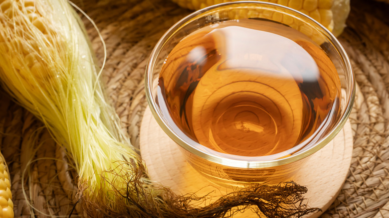 Corn silk tea