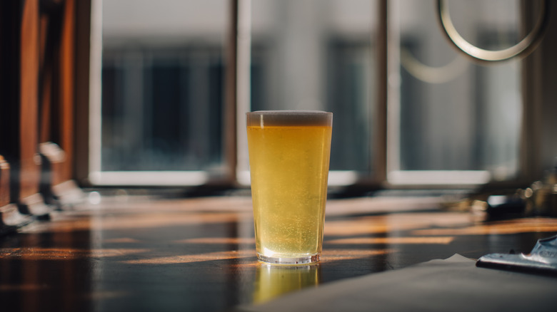 Close up of bottle cap on red background