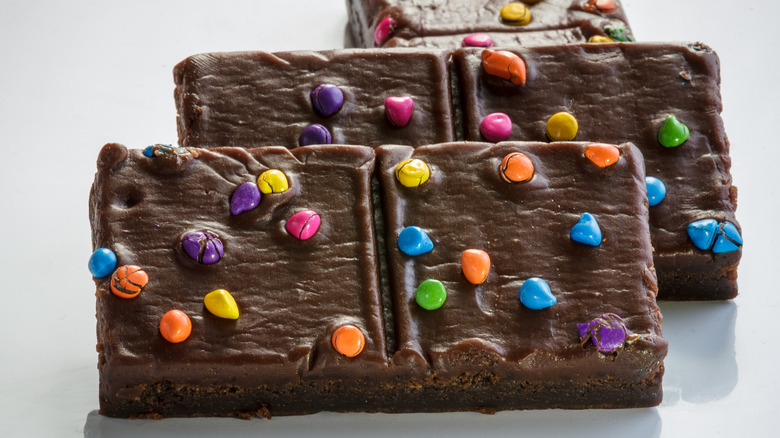 Close up of Little Debbie Cosmic Brownies