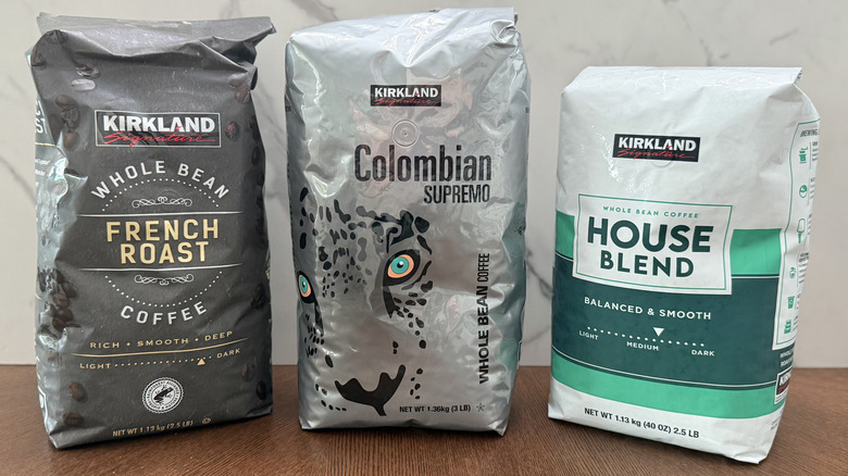 All three coffees samples