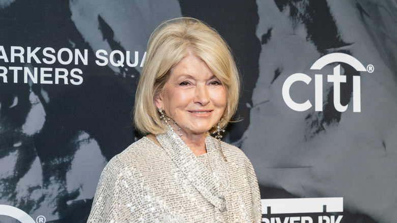 Martha Stewart smiling at an event