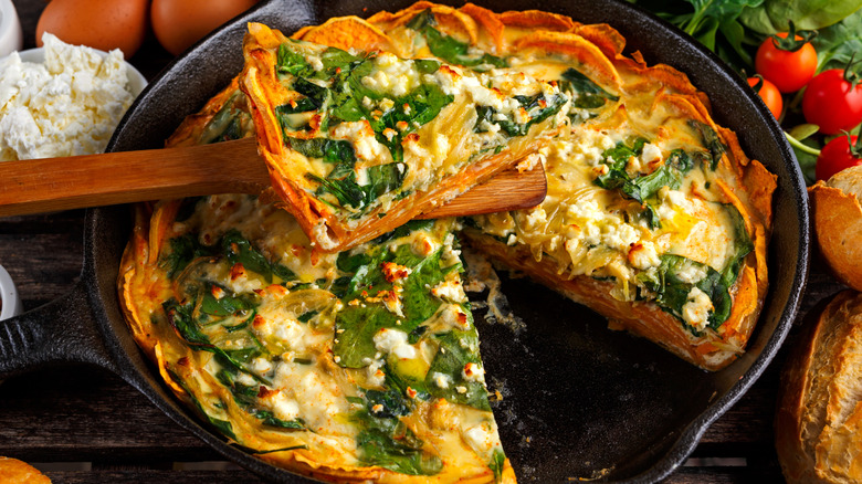 pictured potato crust quiche