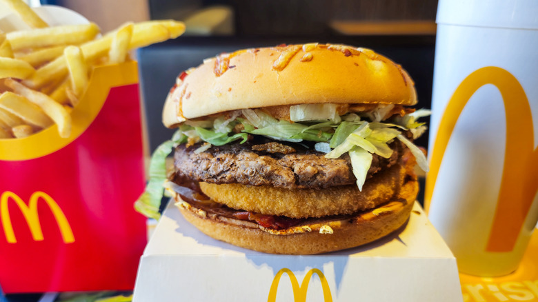 A McDonalds burger.