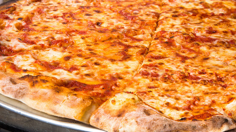 Large New York Style cheese pizza