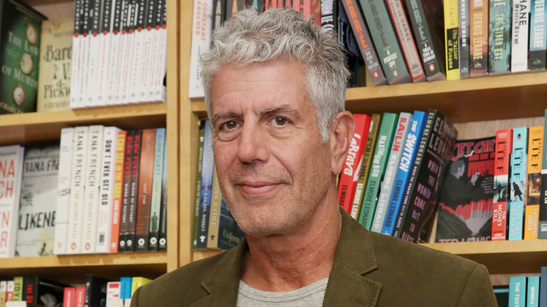 Anthony Bourdain smiling