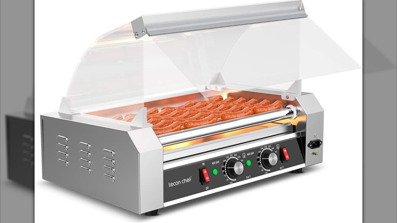 Lecon Chef stainless steel hot dog roller