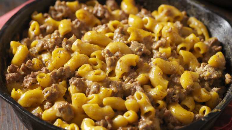 Pan of Hamburger Helper