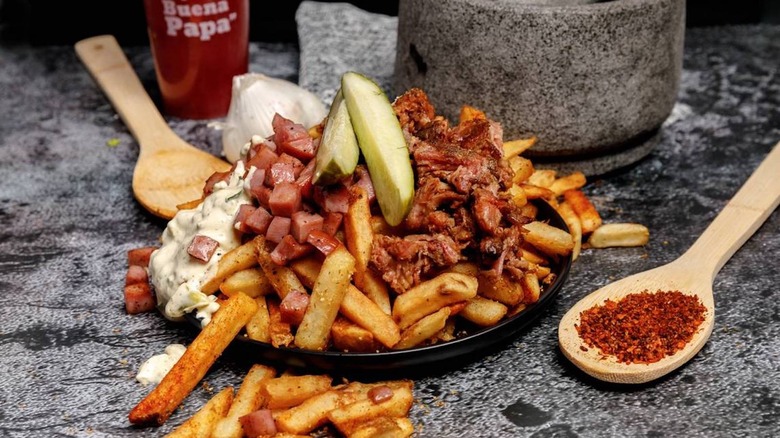 Buena Papa Fry Bar El Cubano loaded fries