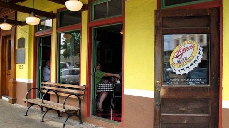 Entrance to Ajax Diner