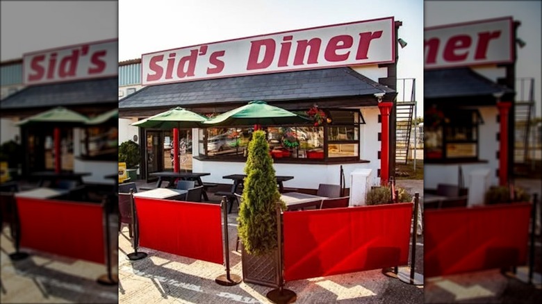 Entrance to Sid's Diner