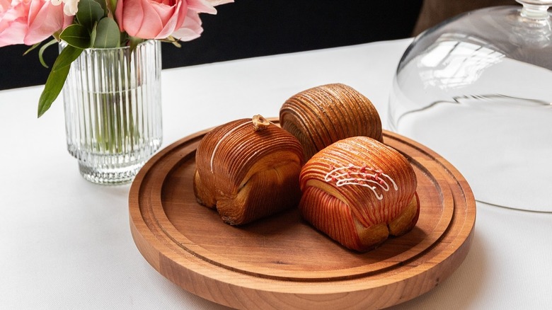 Plant-based pastries served at Eleven Madison Park
