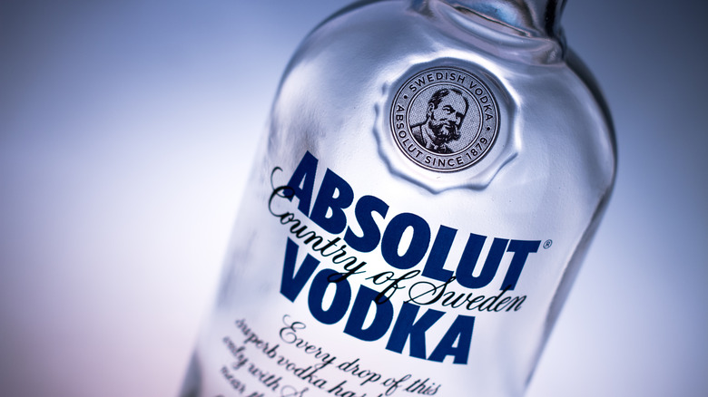 Swedish Absolut vodka