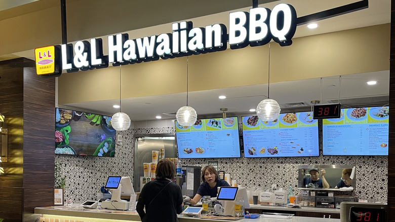 l&l hawaiian bbq counter