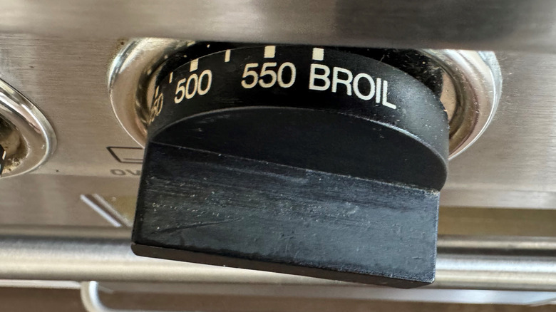 oven dial broil setting