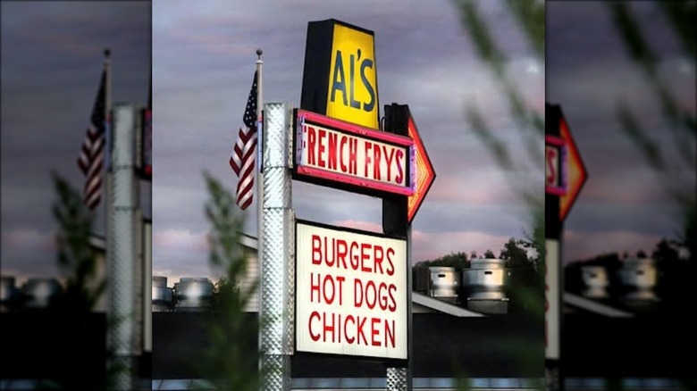 Al's French Frys sign