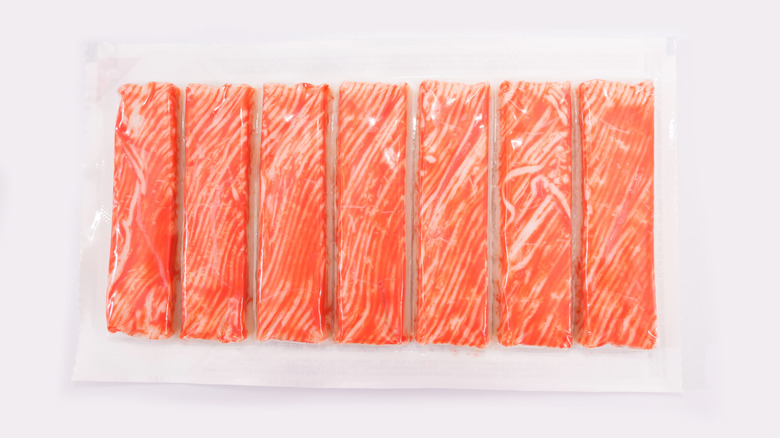 crab sticks in packaging